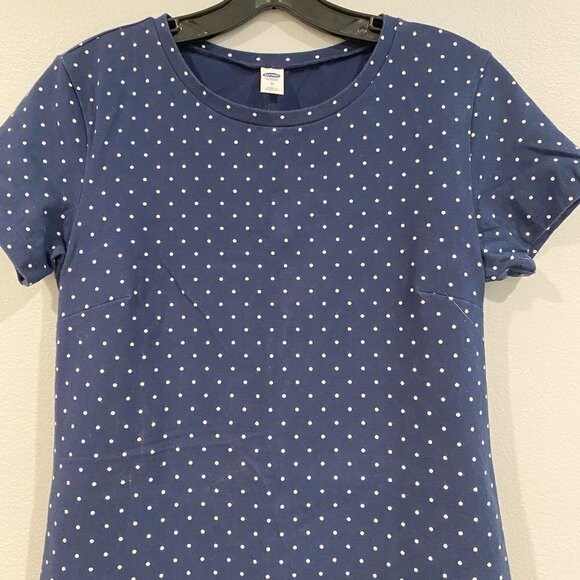 Navy and White Polka Dot Old Navy Dress - Size Medium - Picture 5 of 5